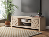Tampa Furniture Outlet Lutz - Ashley Furniture - Cayboni TV Stand - 71" / Tan - W3787-68